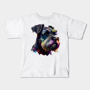 Miniature Schnauzer Kids T-Shirt